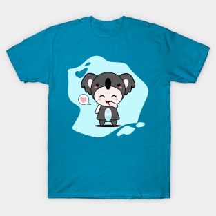 Cute Koala Character T-Shirt